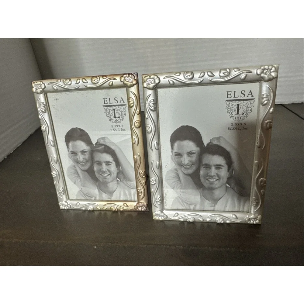 VTG Elsa 2 -2000 Silver ‎ Finish Flower & Vine  2.5